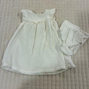 Starting Out White Baby Dress with Bloomers 24 Month